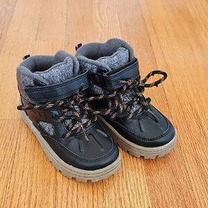 Carter's Black and Gray Kids Boots